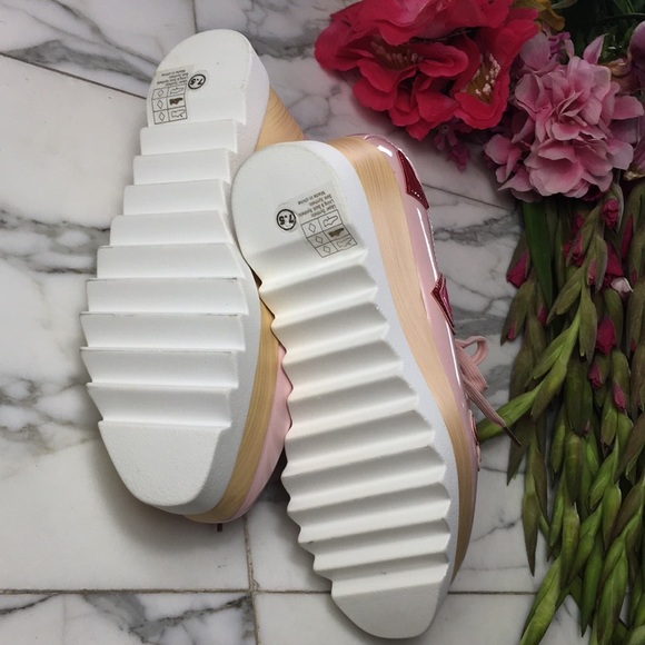 Sneakers Oxfords Platforms Pink NWT Multi Sizes - Picture 5 of 6